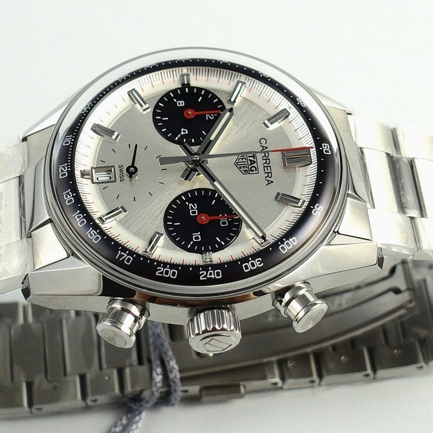 TAG Heuer Carrera CBS2216.BA0041 (2024) - Zilver wijzerplaat 39mm Staal (4/8)