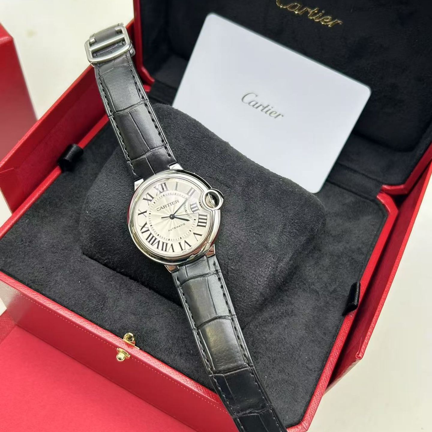 Cartier Ballon Bleu 36mm W69017Z4 - (8/8)