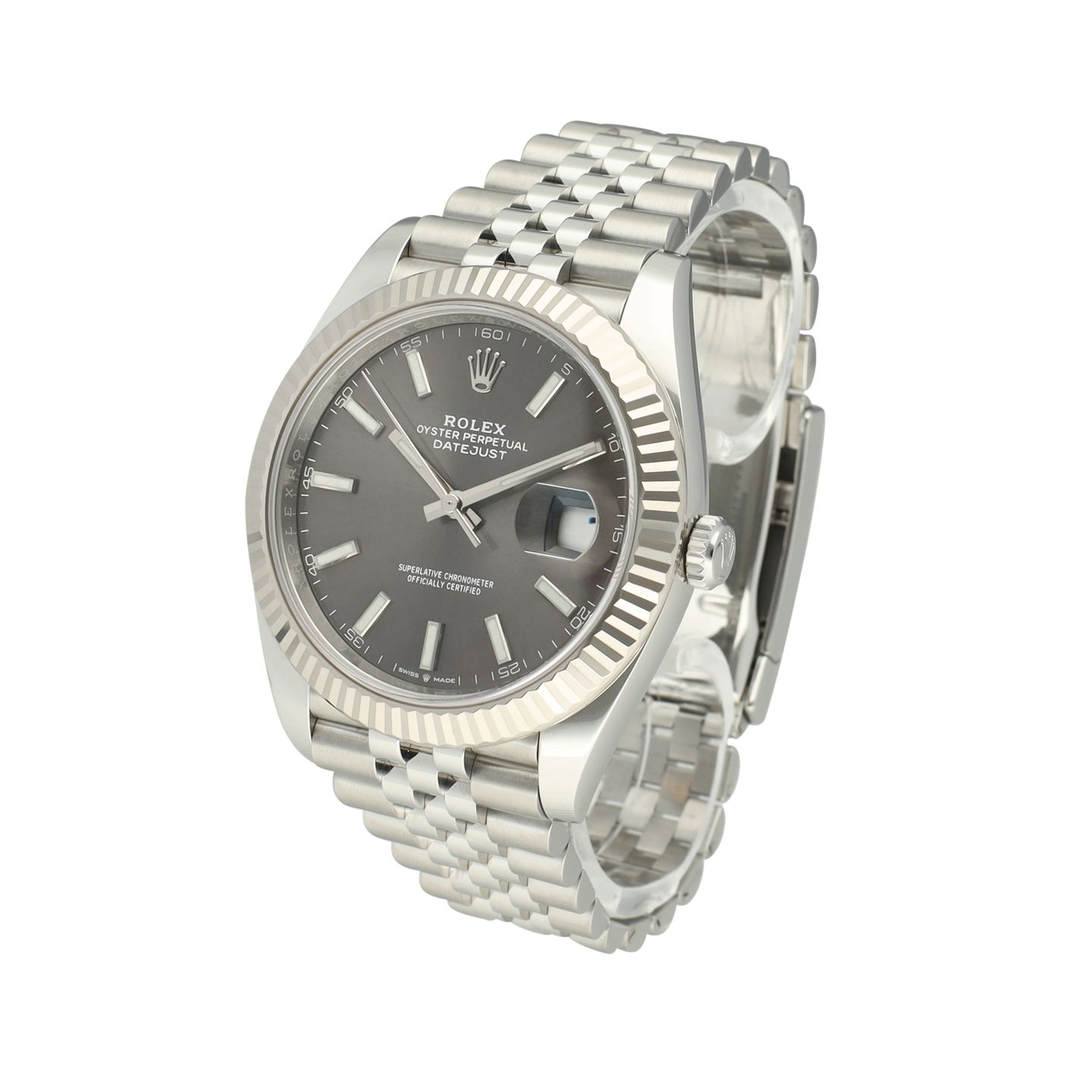Rolex Datejust 41 126334 (2022) - Grey dial 41 mm Steel case (3/8)