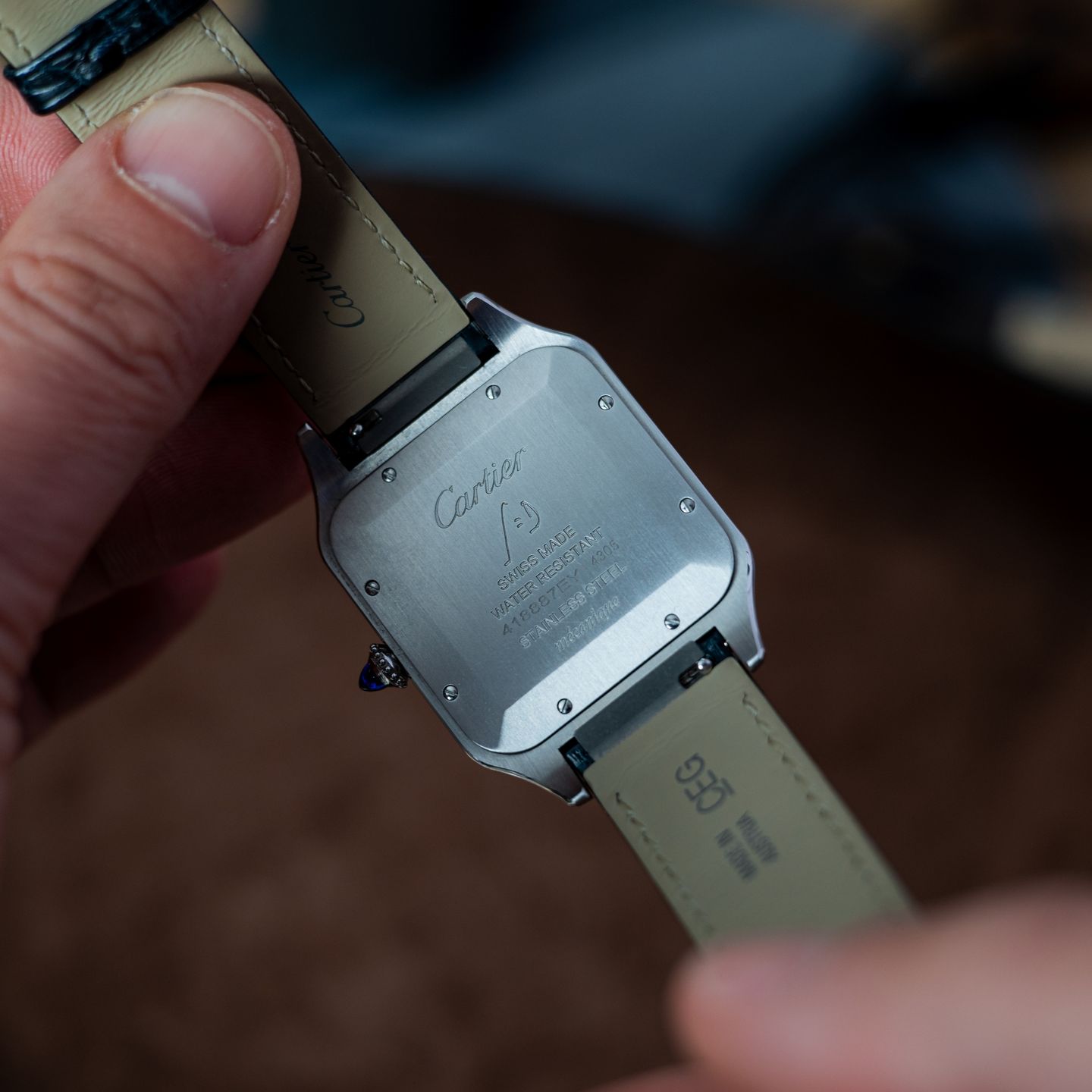 Cartier Santos Dumont WSSA0032 - (3/8)