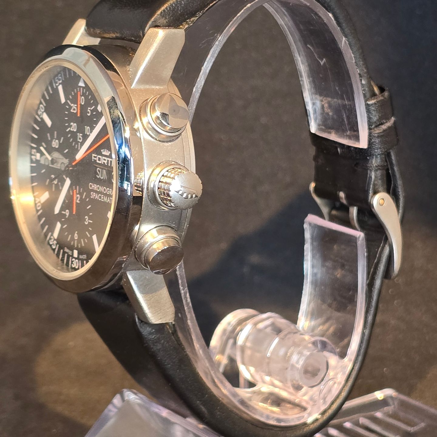 Fortis Unknown 62.5.22.31 (2024) - Black dial 40 mm Steel case (3/8)