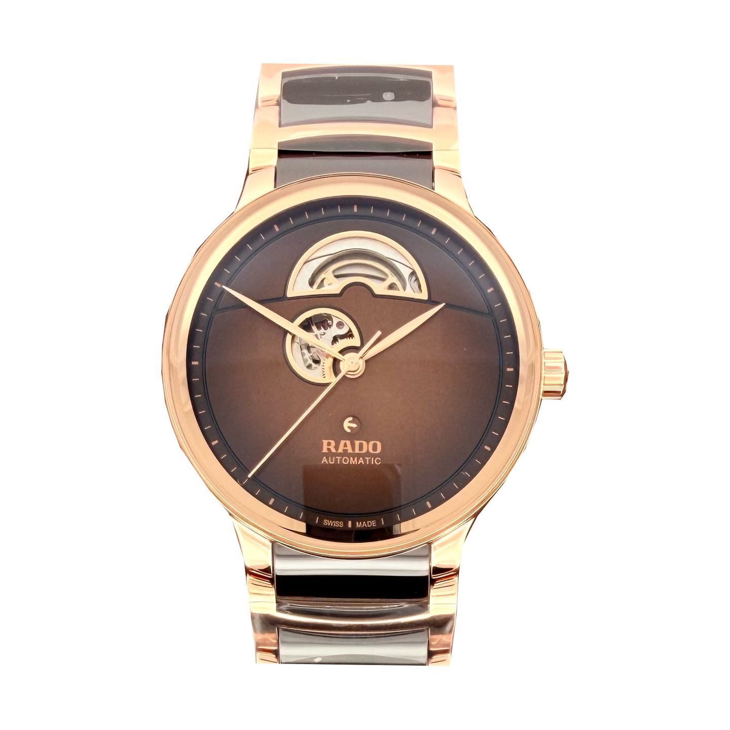 Rado Centrix R30013302 (2025) - Bruin wijzerplaat 40mm Staal (1/1)
