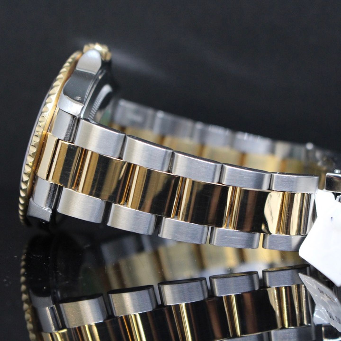 Rolex GMT-Master II 16713 (1994) - Black dial 40 mm Gold/Steel case (4/7)