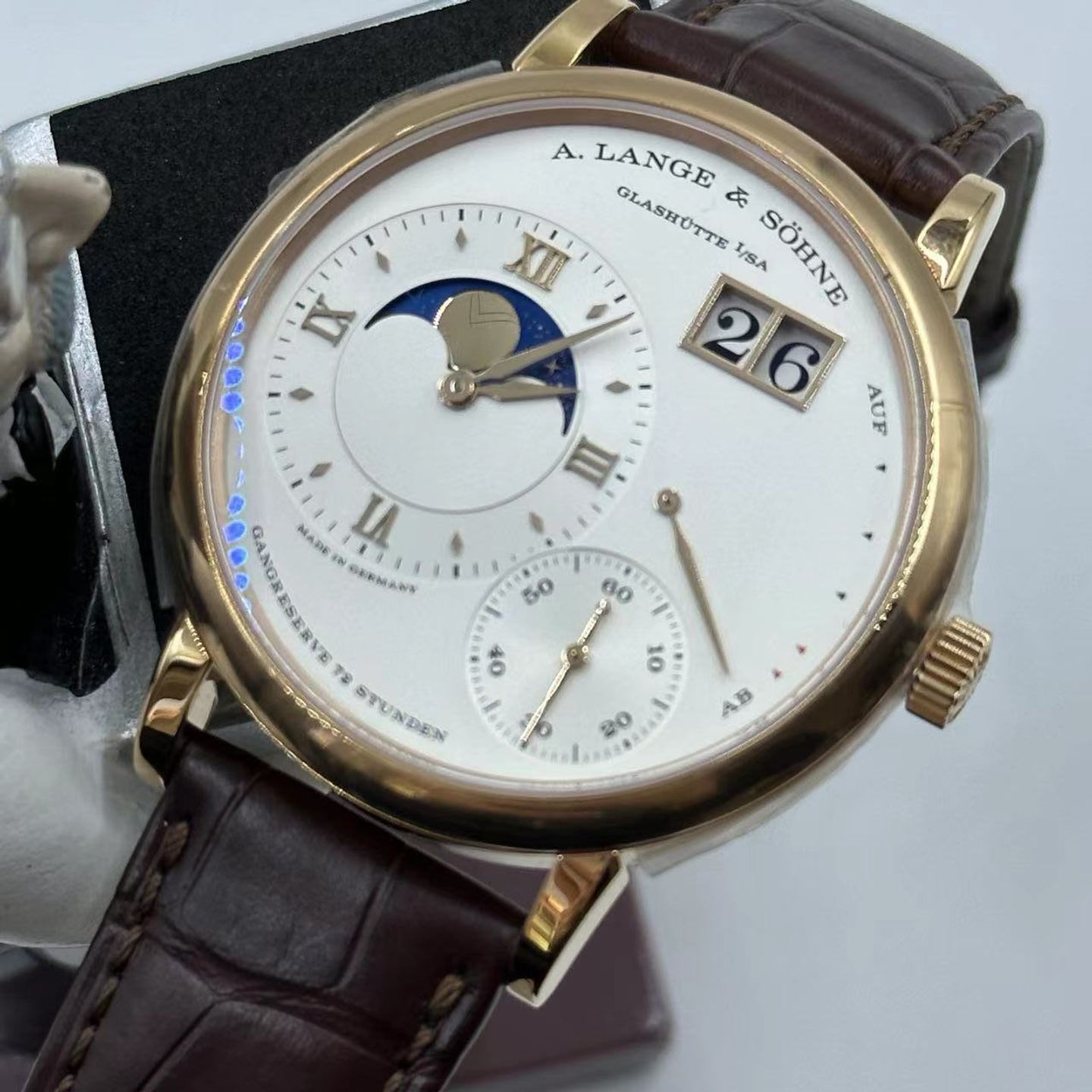 A. Lange & Söhne Grand Lange 1 139.032 (2023) - Silver dial 41 mm Rose Gold case (6/7)