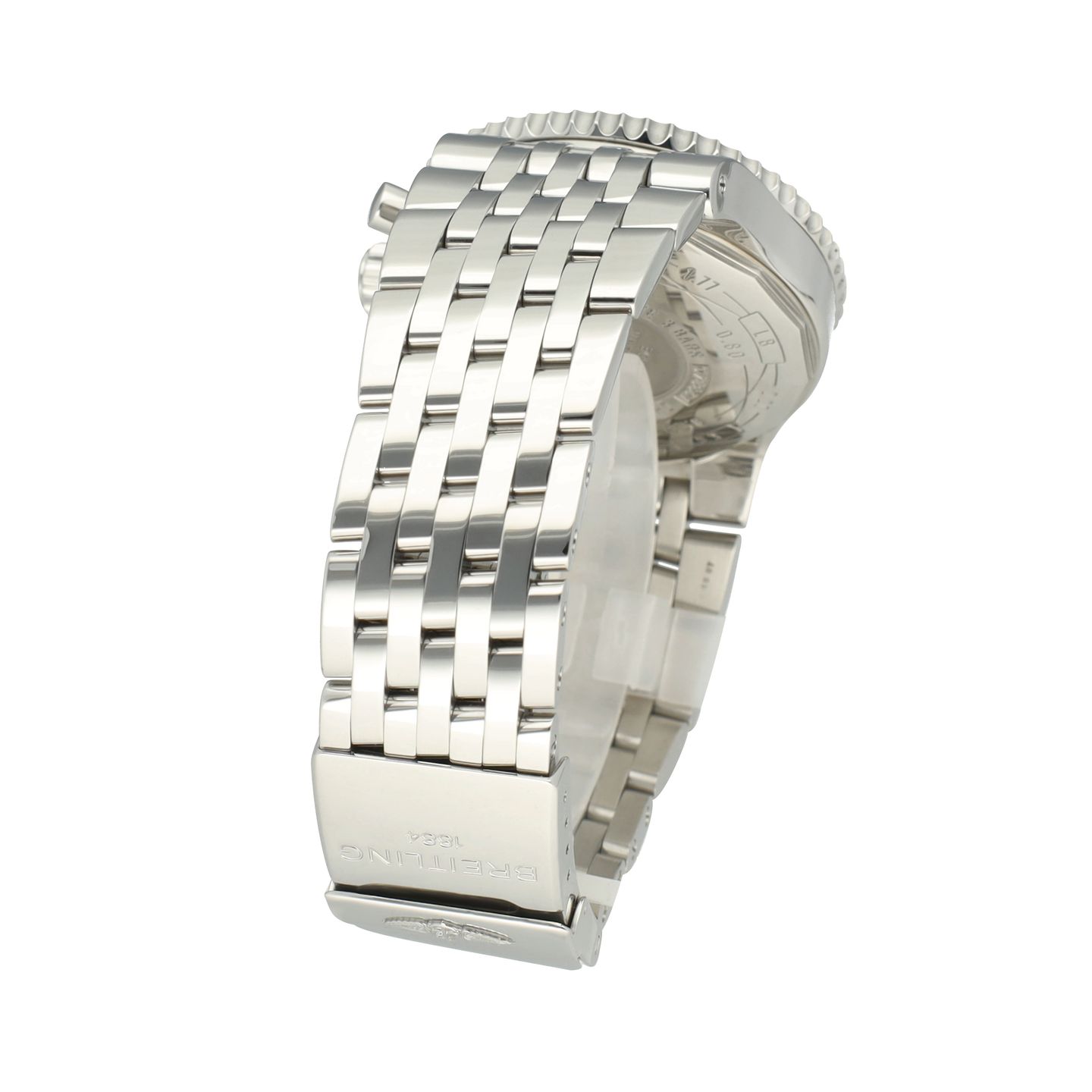 Breitling Montbrillant Légende A23340 (2008) - Zwart wijzerplaat 47mm Staal (4/8)