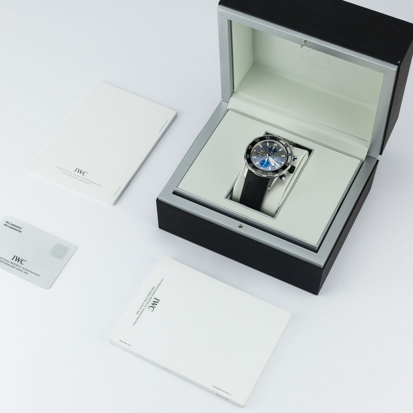 IWC Aquatimer Chronograph IW376706 (Unknown (random serial)) - Grey dial 46 mm Steel case (2/8)