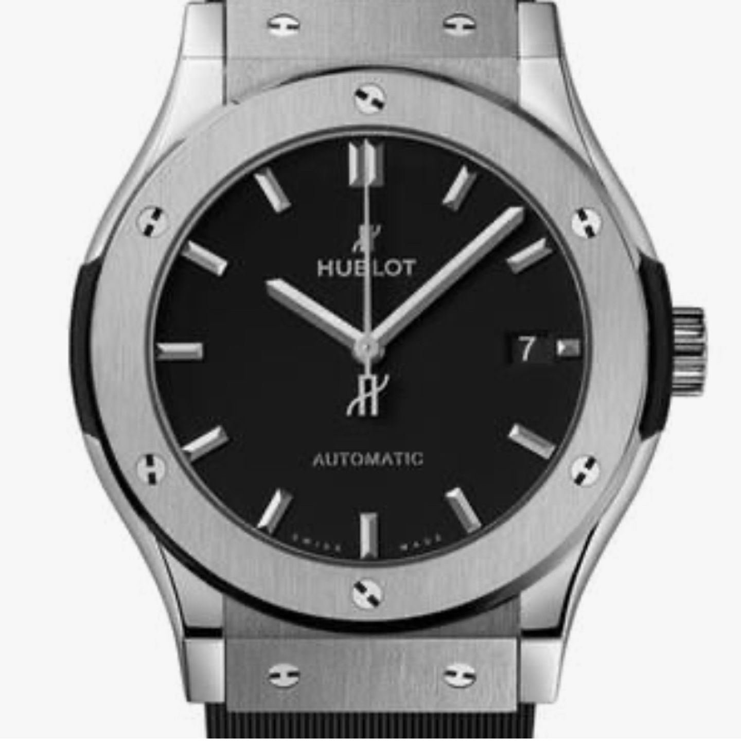 Hublot Classic Fusion 542.NX.1171.RX (2024) - Zwart wijzerplaat 42mm Titanium (1/1)