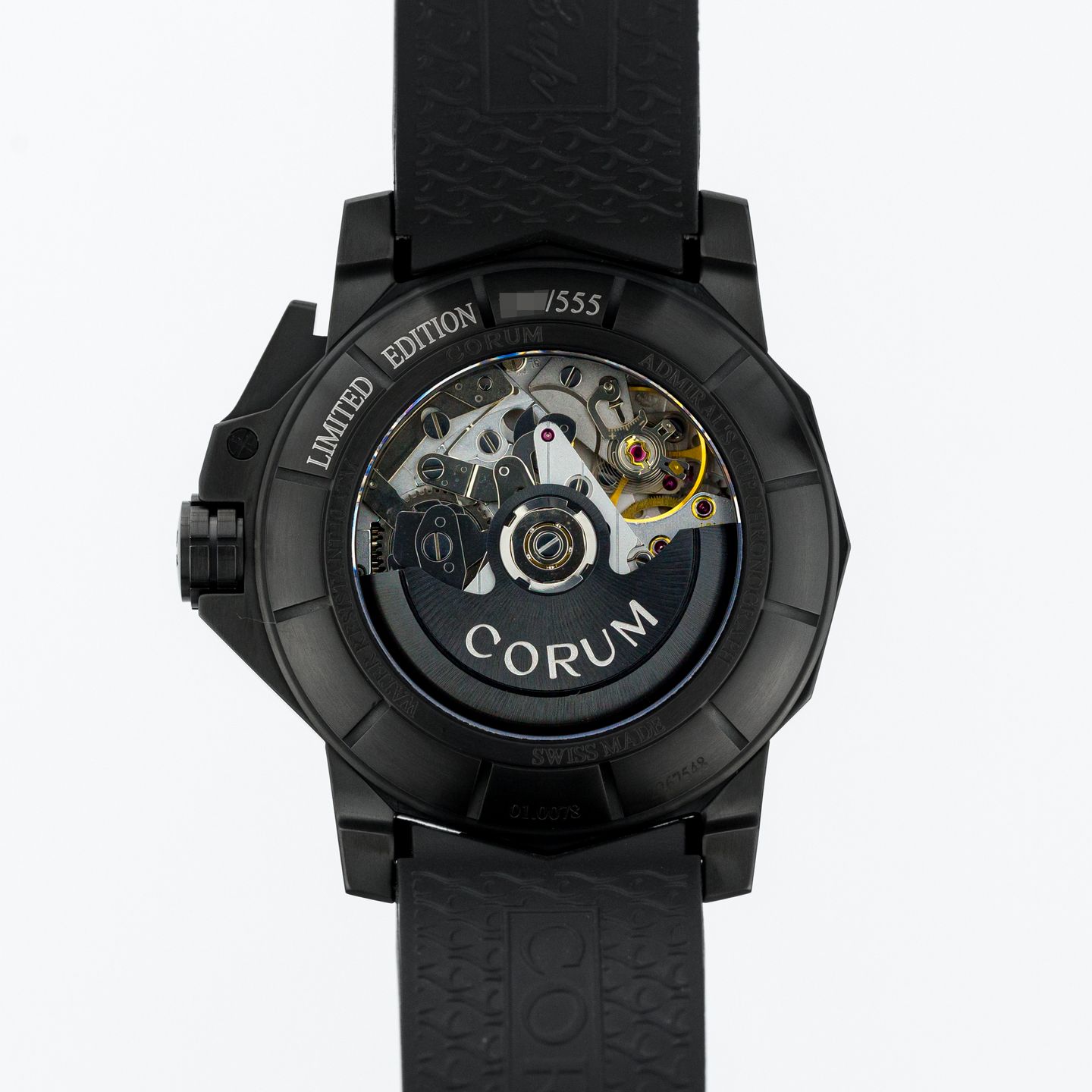 Corum Admiral's Cup 961.101.94.F371.AN12 (Onbekend (willekeurig serienummer)) - Zwart wijzerplaat 44mm Titanium (4/7)