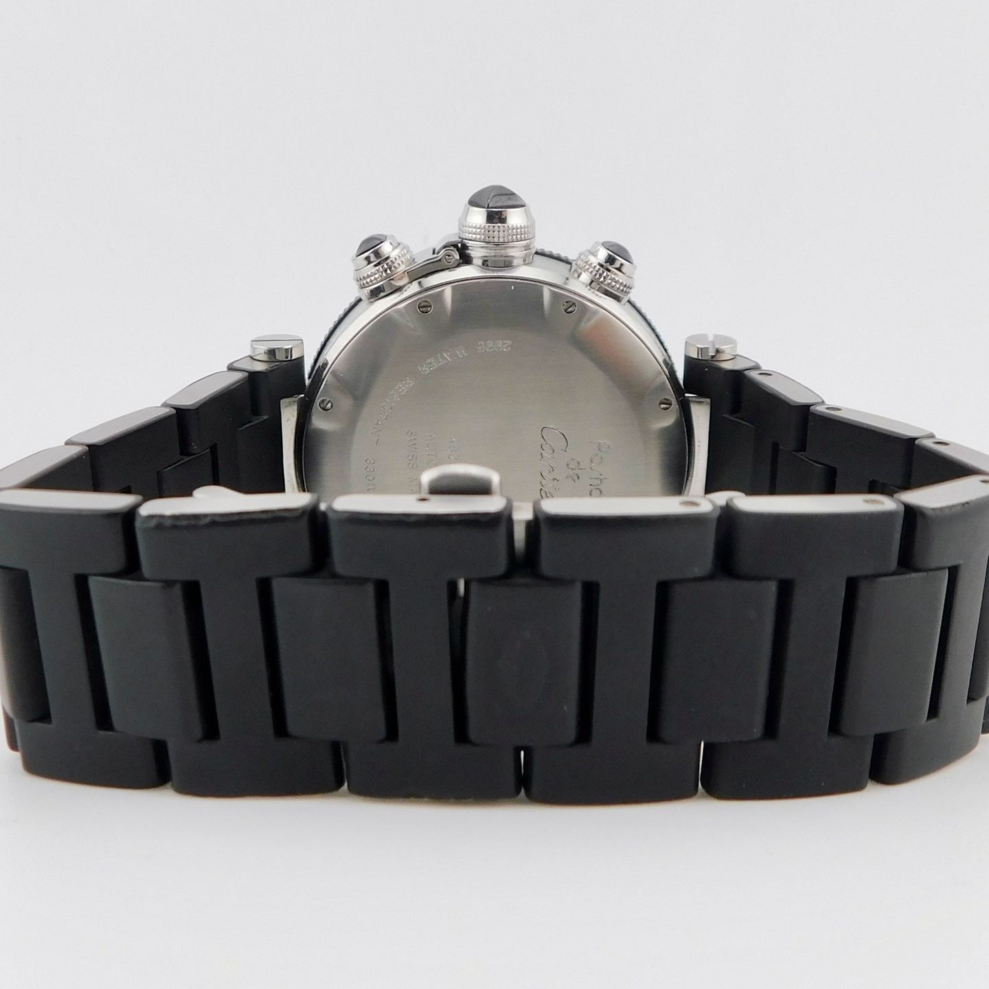 Cartier Pasha Seatimer 2995 (2008) - Zwart wijzerplaat 42mm Staal (4/5)