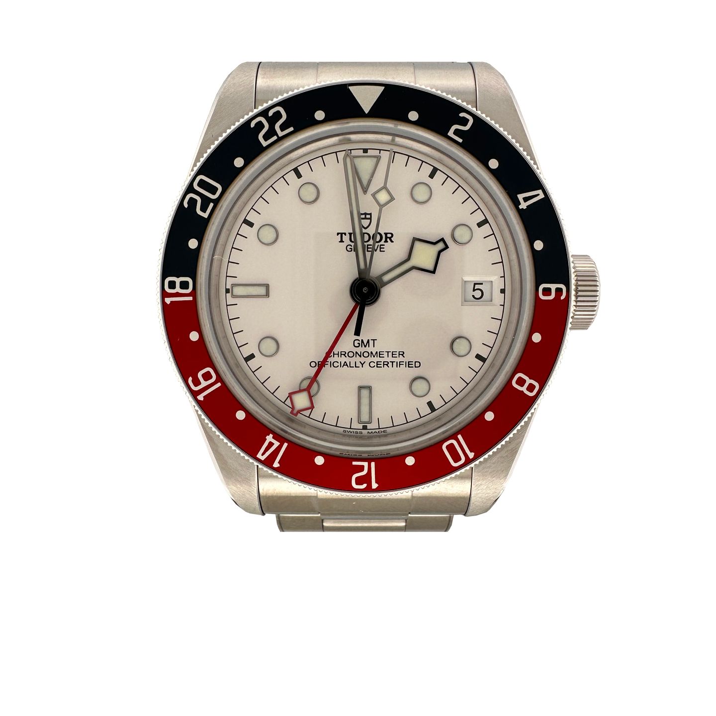 Tudor Black Bay GMT M79830RB-0010 (2023) - Wit wijzerplaat 41mm Staal (3/6)