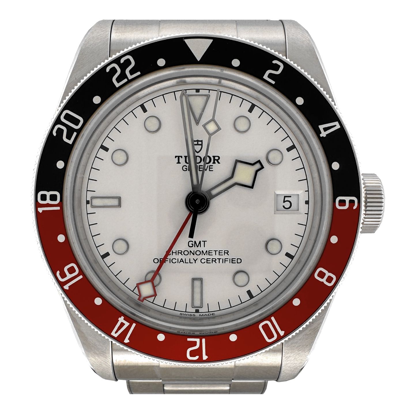 Tudor Black Bay GMT M79830RB-0010 (2023) - Wit wijzerplaat 41mm Staal (1/6)