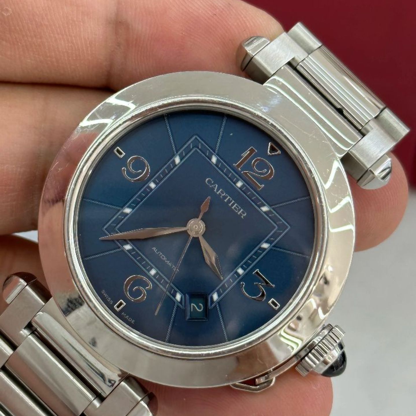 Cartier Pasha WSPA0038 (2025) - Blue dial Unknown Steel case (1/4)
