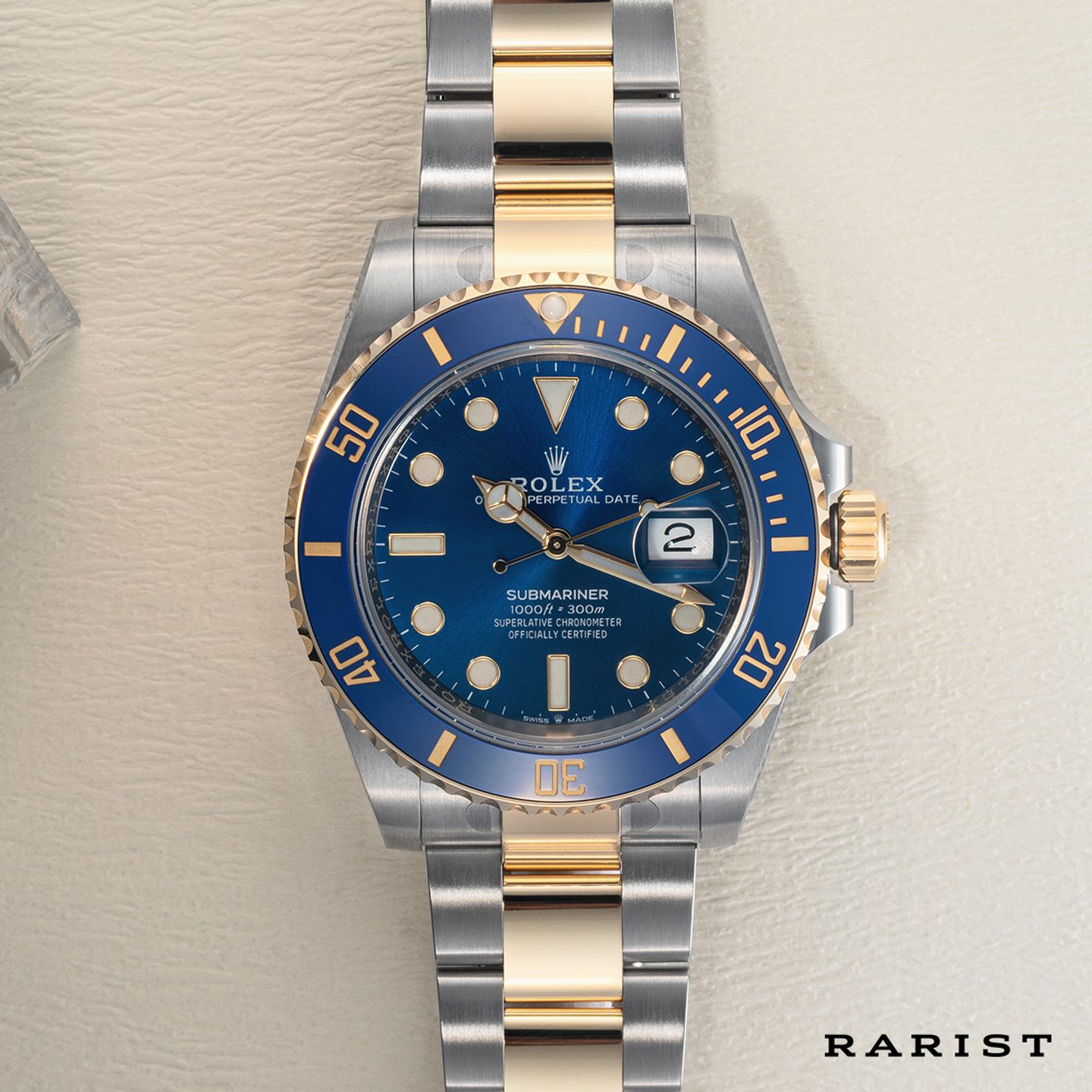 Rolex Submariner Date 126613LB (Onbekend (willekeurig serienummer)) - Blauw wijzerplaat 41mm Goud/Staal (5/8)