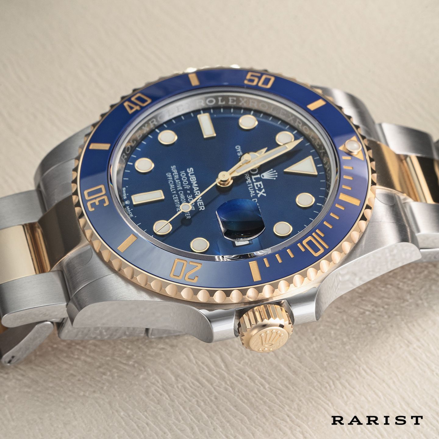 Rolex Submariner Date 126613LB (Onbekend (willekeurig serienummer)) - Blauw wijzerplaat 41mm Goud/Staal (3/8)