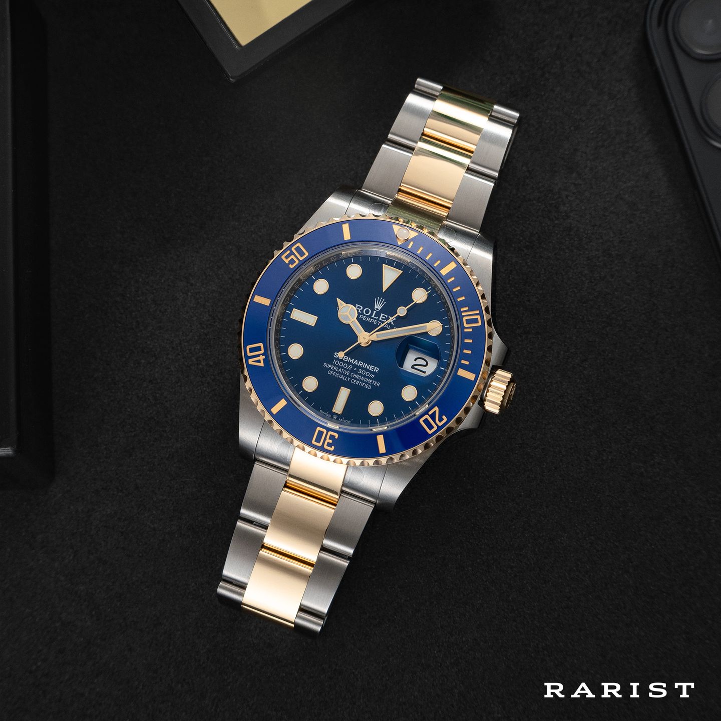 Rolex Submariner Date 126613LB (Onbekend (willekeurig serienummer)) - Blauw wijzerplaat 41mm Goud/Staal (8/8)