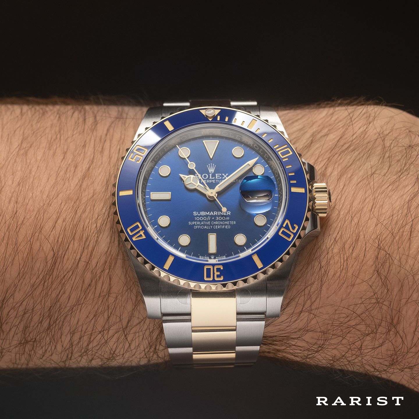 Rolex Submariner Date 126613LB (Onbekend (willekeurig serienummer)) - Blauw wijzerplaat 41mm Goud/Staal (7/8)