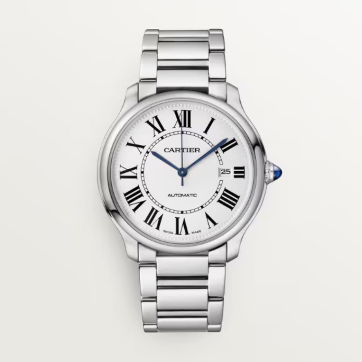 Cartier Ronde Croisière de Cartier WSRN0035 (2024) - Zilver wijzerplaat 40mm Staal (1/1)