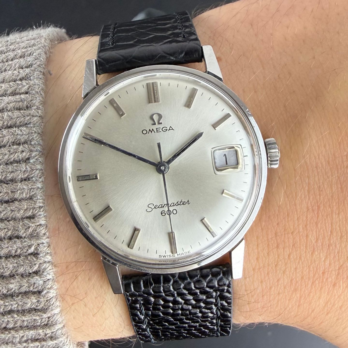 Omega Seamaster 136.011 (1966) - Wit wijzerplaat 34mm Staal (2/8)