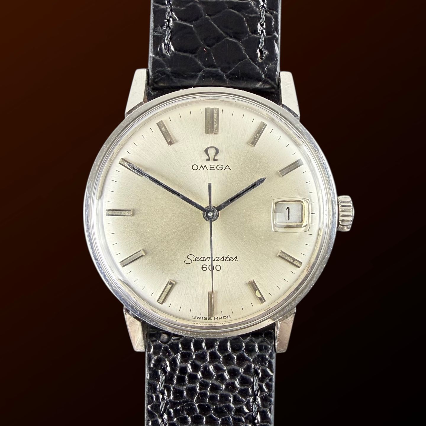 Omega Seamaster 136.011 (1966) - Wit wijzerplaat 34mm Staal (1/8)