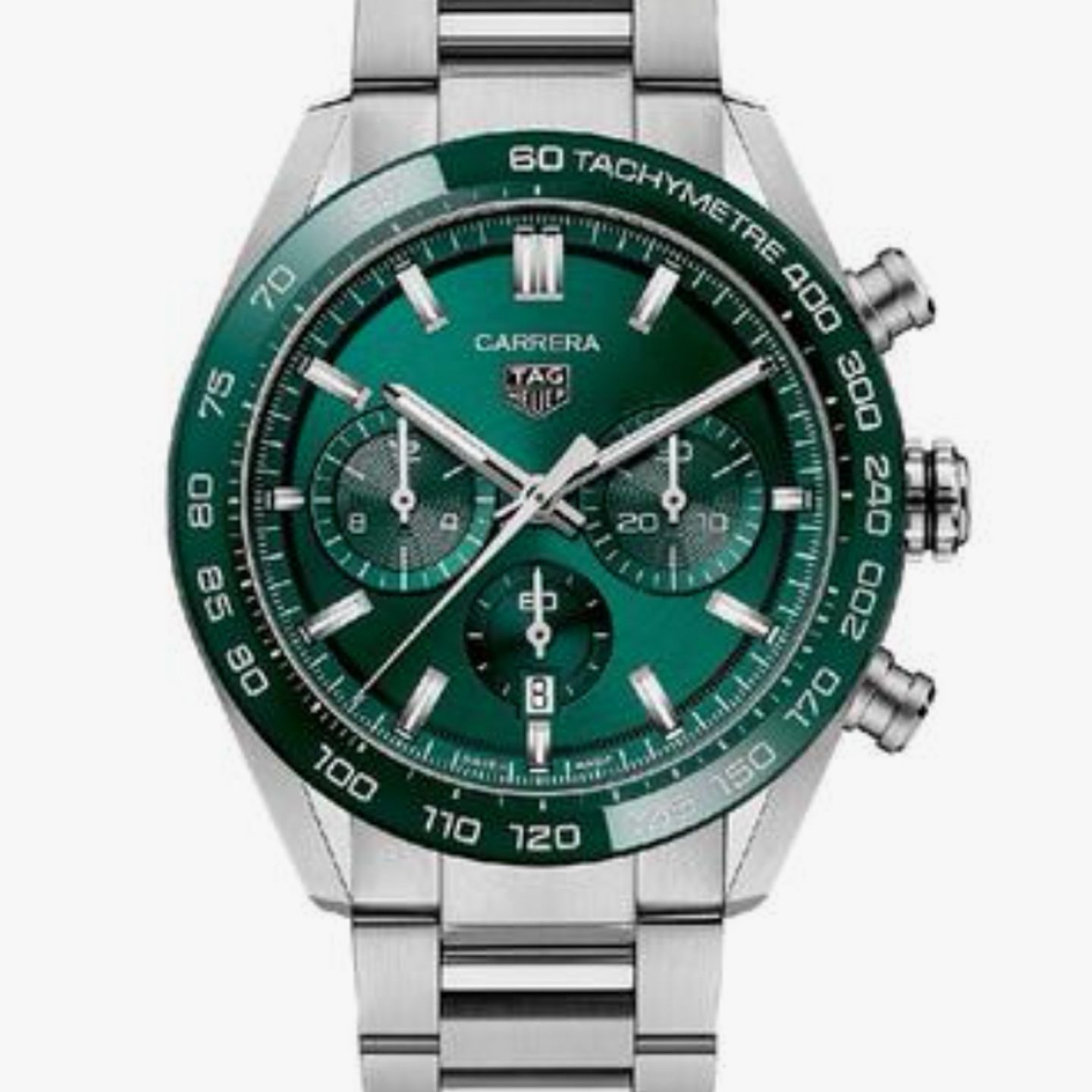 TAG Heuer Carrera CBN2A1N.BA0643 (2024) - Green dial 44 mm Steel case (1/1)