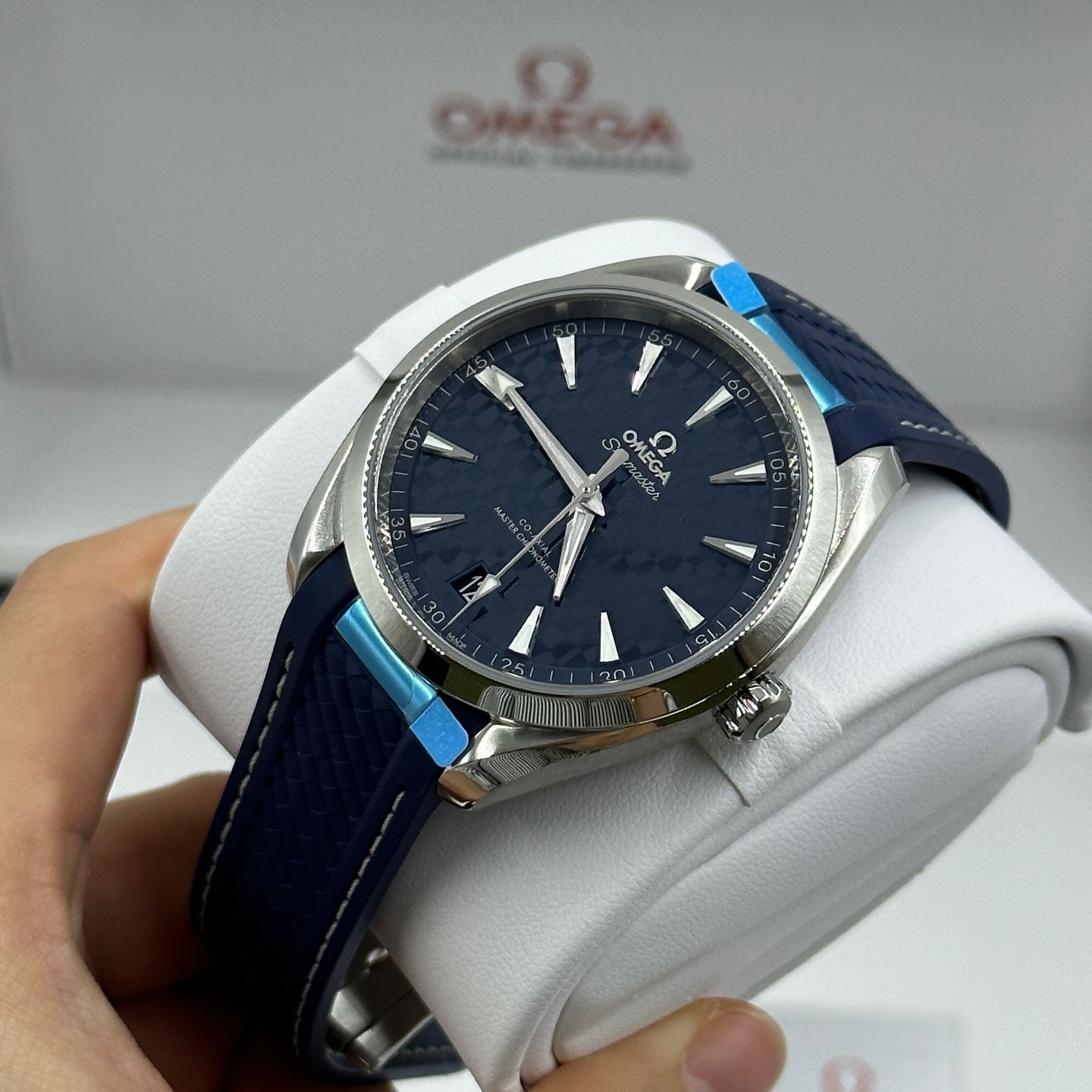 Omega Seamaster Aqua Terra 522.12.41.21.03.001 (2024) - Blauw wijzerplaat 41mm Staal (4/8)