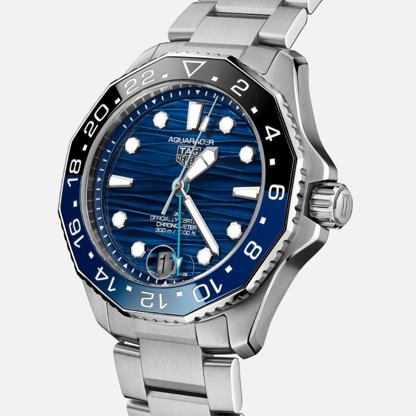 TAG Heuer Aquaracer 300M WBP5114.BA0013 (2024) - Blauw wijzerplaat 42mm Staal (1/1)