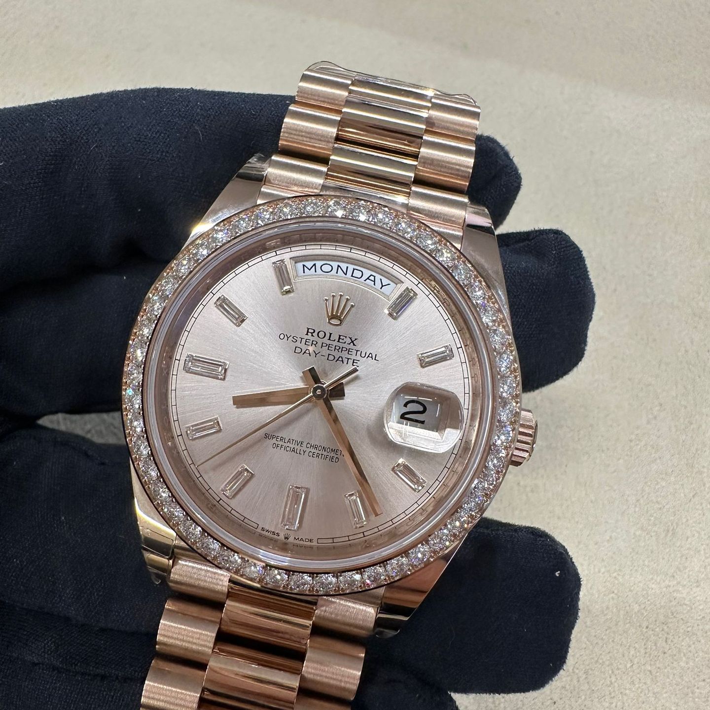 Rolex Day-Date 40 228345RBR (2022) - Unknown dial 40 mm Rose Gold case (1/4)