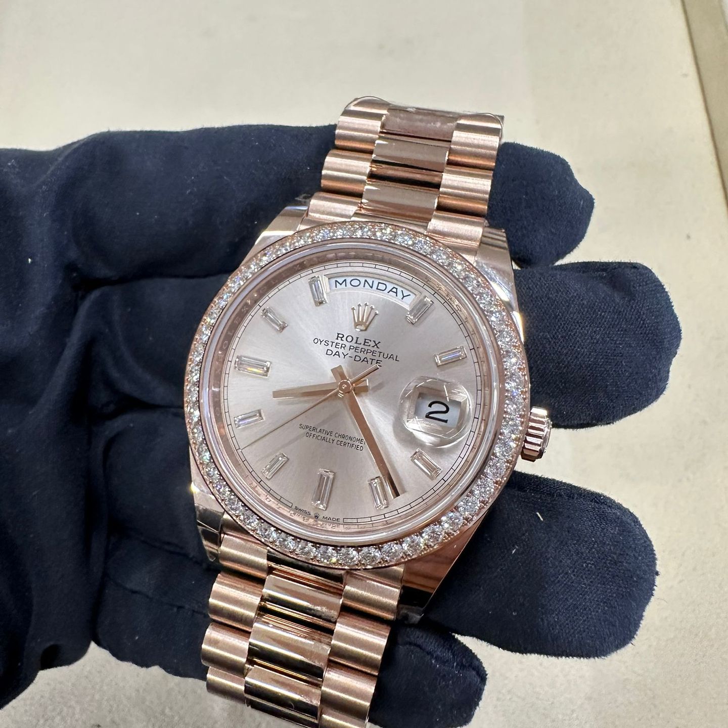 Rolex Day-Date 40 228345RBR (2022) - Unknown dial 40 mm Rose Gold case (4/4)