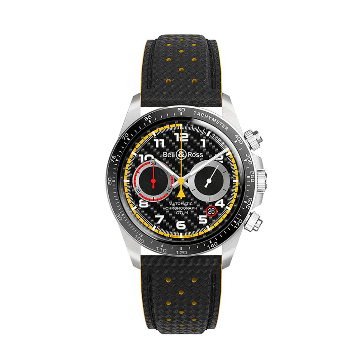 Bell & Ross BR V2 BRV294-RS18/SCA (2025) - Zwart wijzerplaat 41mm Staal (1/1)