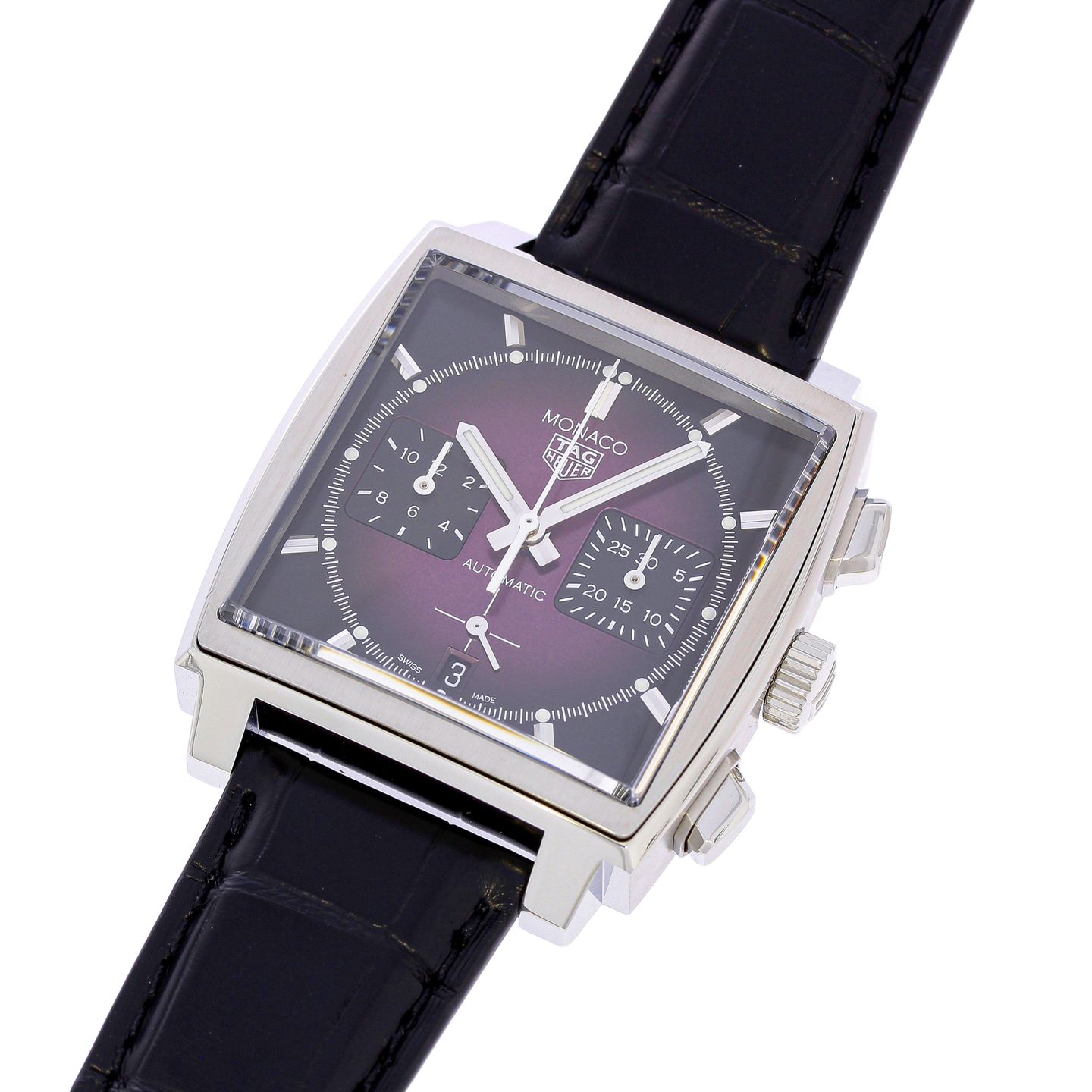 TAG Heuer Carrera CBL2118.FC6518 (2022) - Purple dial 39 mm Steel case (2/8)