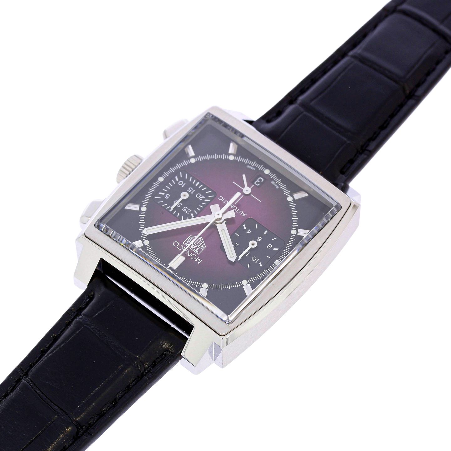 TAG Heuer Carrera CBL2118.FC6518 (2022) - Purple dial 39 mm Steel case (7/8)