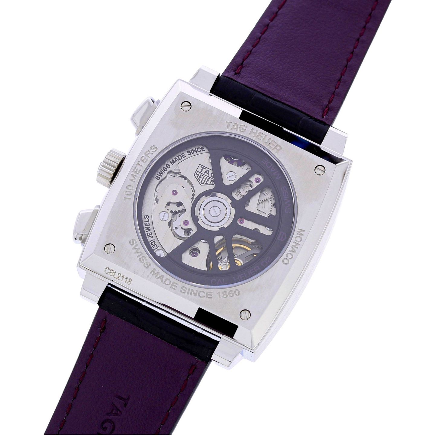 TAG Heuer Carrera CBL2118.FC6518 (2022) - Purple dial 39 mm Steel case (3/8)