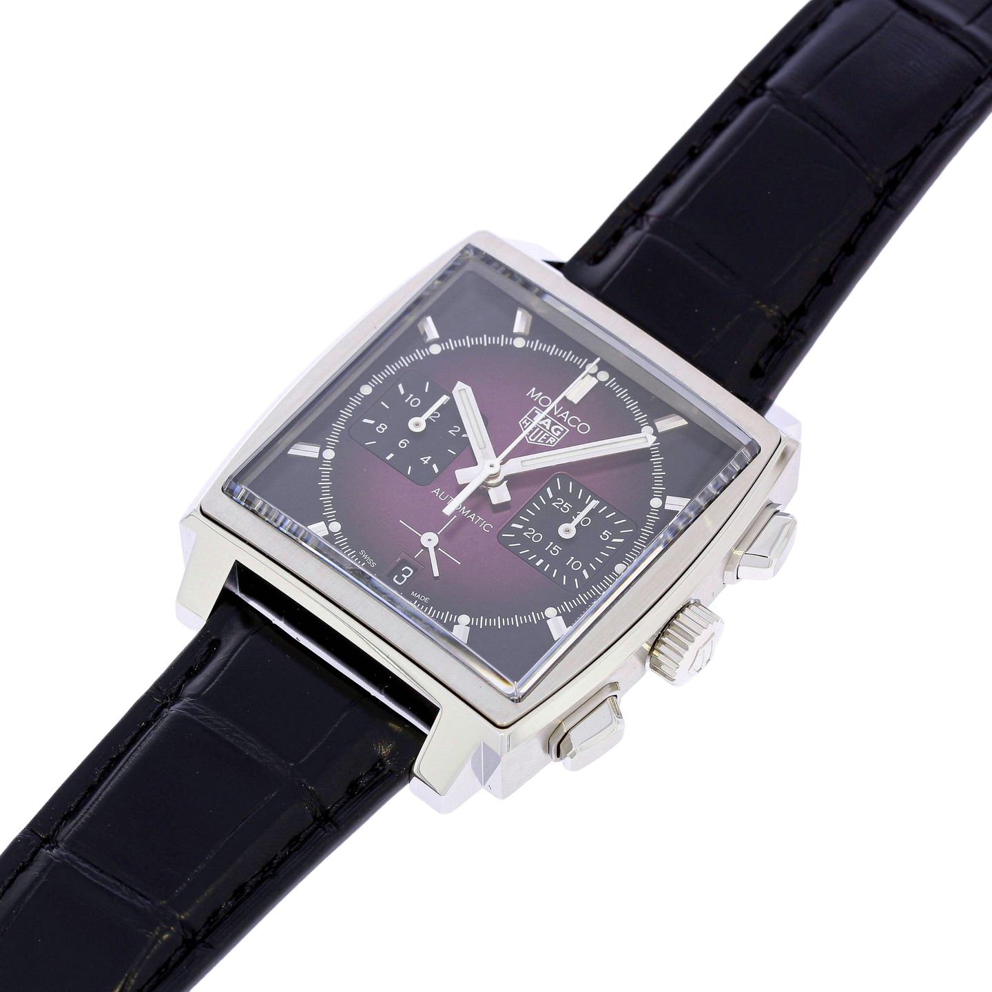 TAG Heuer Carrera CBL2118.FC6518 (2022) - Purple dial 39 mm Steel case (6/8)