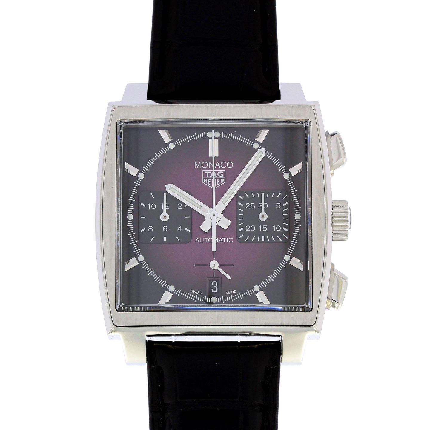 TAG Heuer Carrera CBL2118.FC6518 (2022) - Paars wijzerplaat 39mm Staal (1/8)