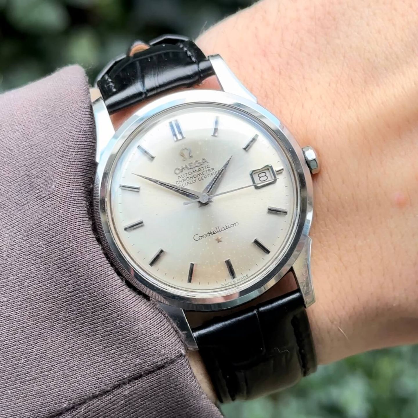 Omega Constellation 168.001 (1963) - White dial 37 mm Steel case (2/8)