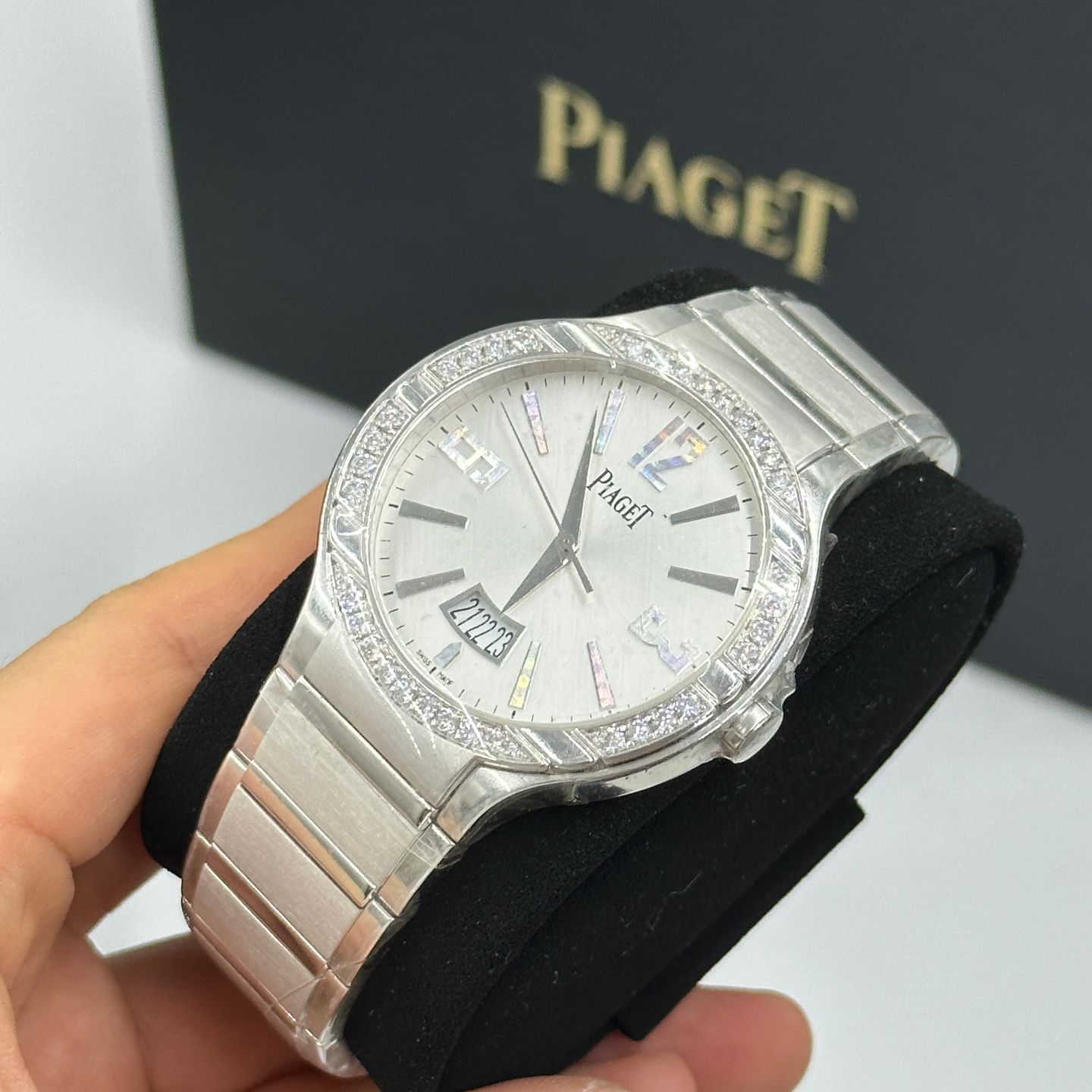 Piaget Polo G0A36223 (2024) - Zilver wijzerplaat Onbekend Witgoud (3/8)