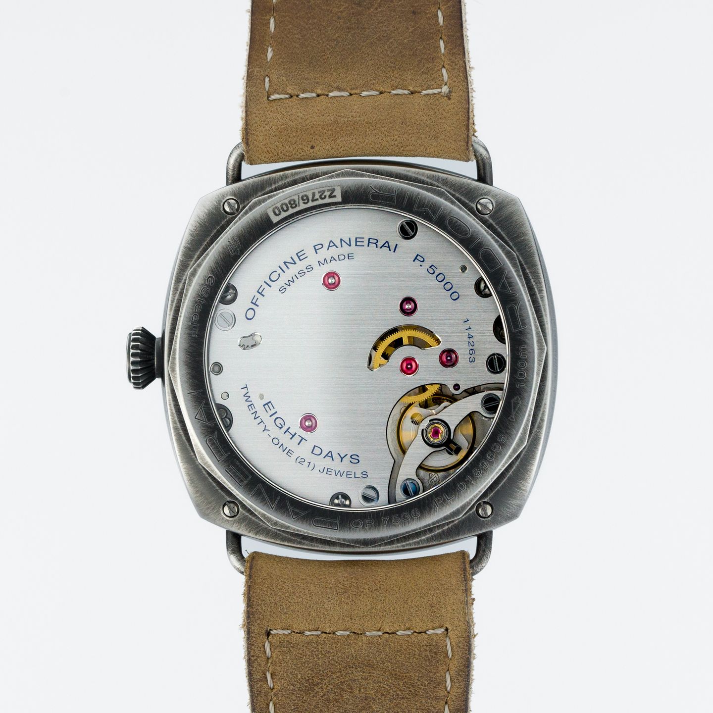 Panerai Radiomir PAM01347 (2023) - Brown dial 45 mm Steel case (5/8)