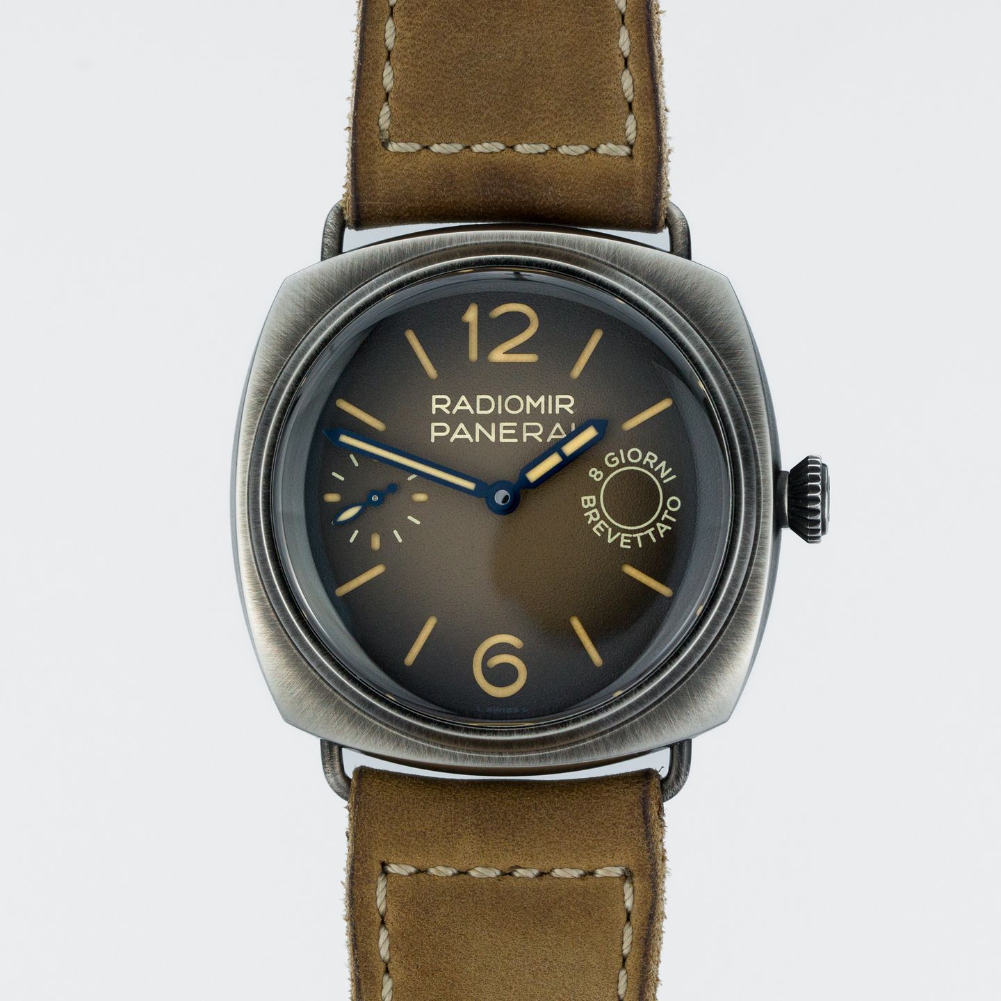 Panerai Radiomir PAM01347 (2023) - Brown dial 45 mm Steel case (1/8)
