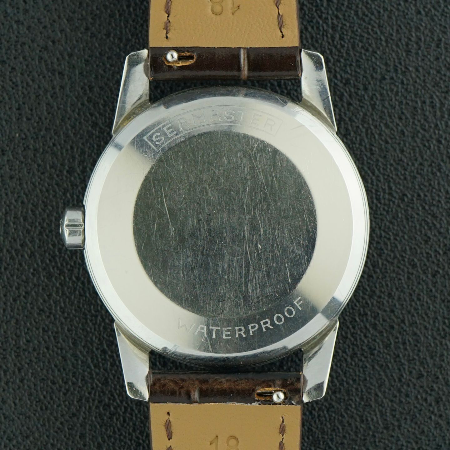 Omega Seamaster 2846 (1956) - Champagne wijzerplaat 34mm Staal (3/8)