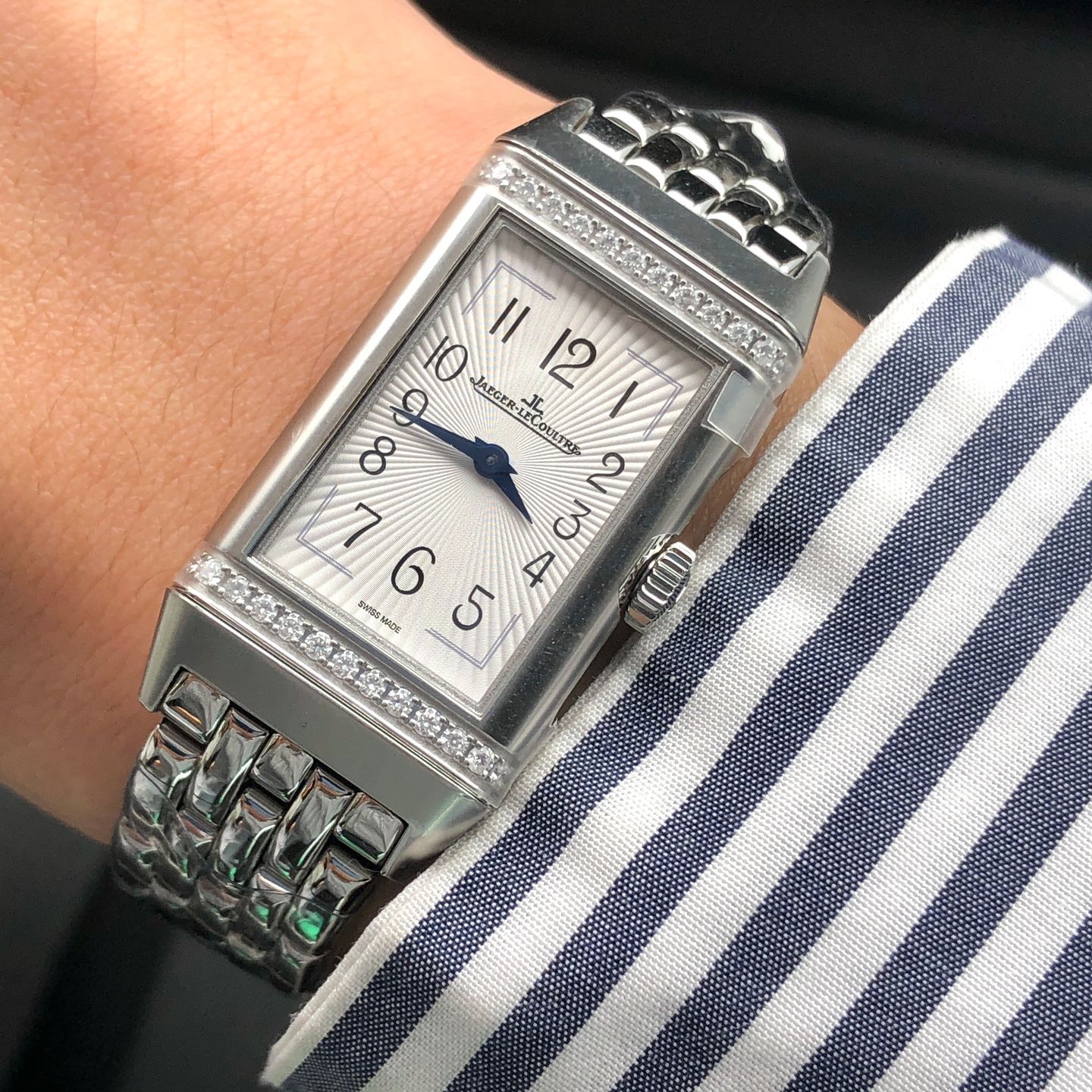 Jaeger-LeCoultre Reverso Q3288120 (2023) - White dial 20 mm Steel case (4/8)