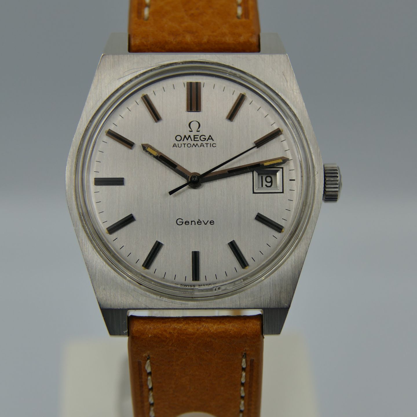 Omega Vintage 70's vintage watch mens Omega Geneve ref 166.0118 automatic cal. 1481 - (2/8)