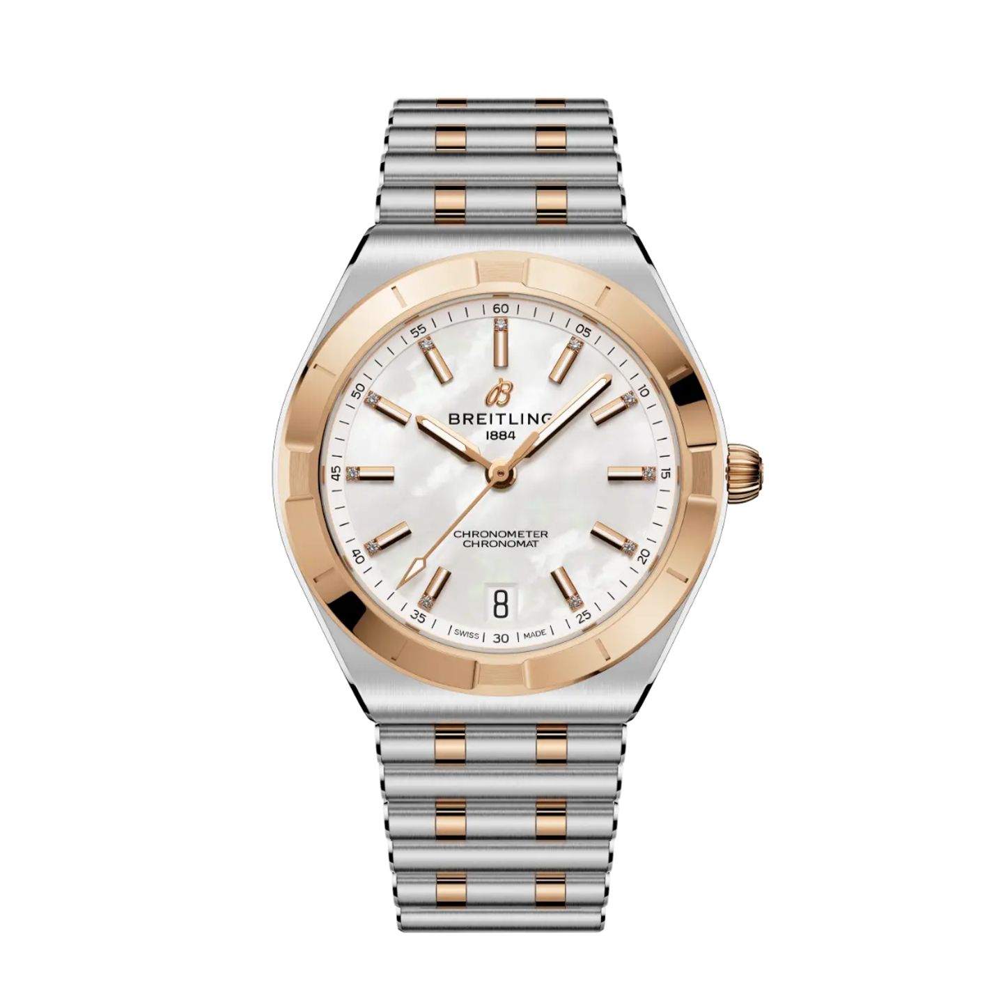Breitling Chronomat 36 U10320101A1U1 (2026) - White dial 36 mm Gold/Steel case (1/1)