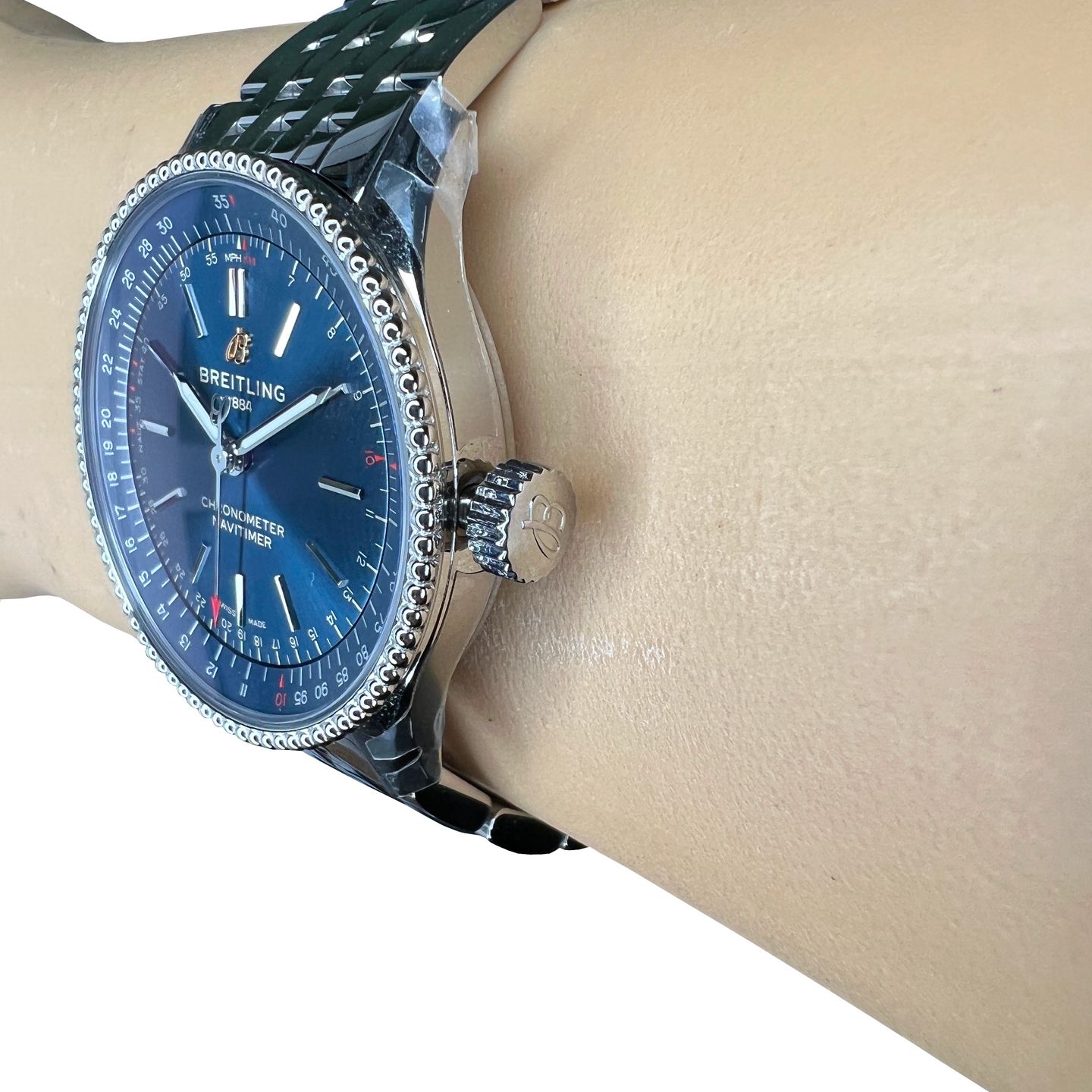 Breitling Navitimer A17395161C1A1 (2024) - Blue dial 35 mm Steel case (5/8)