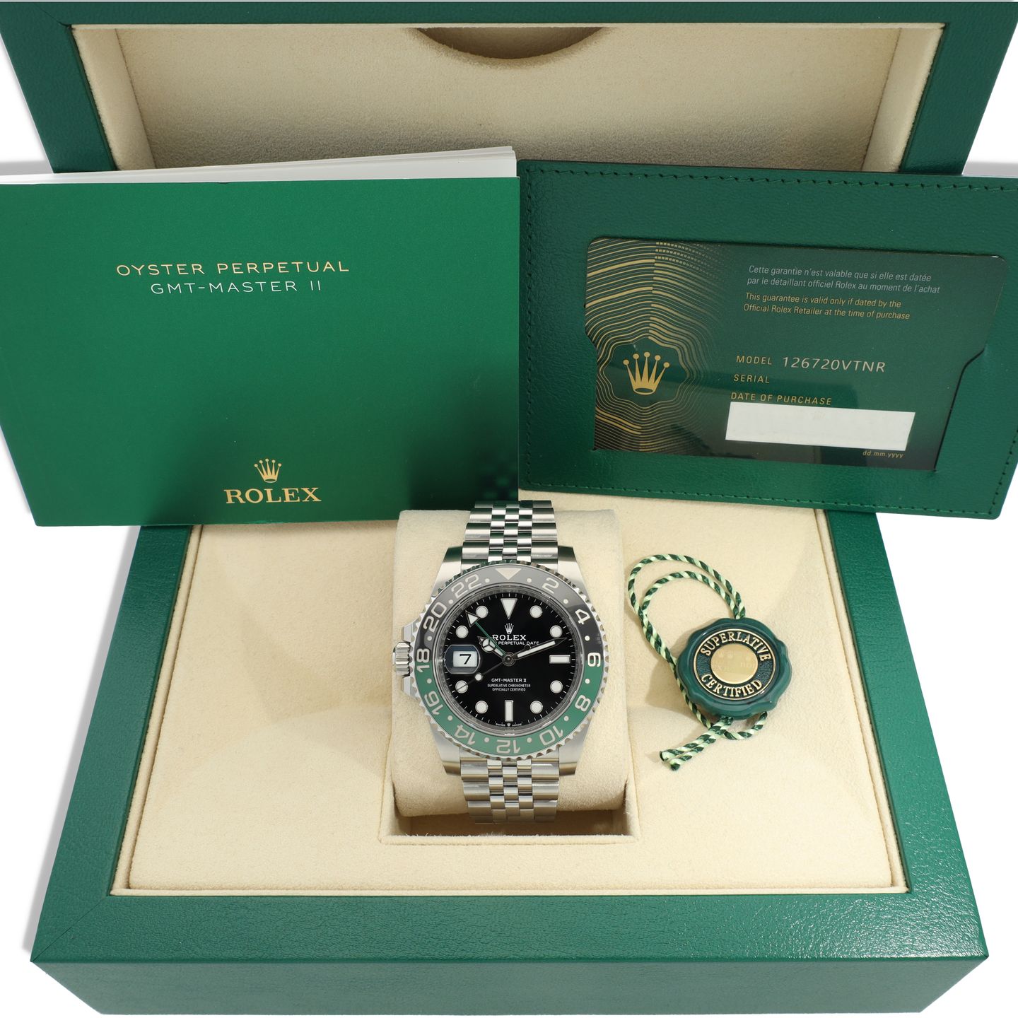 Rolex GMT-Master II 126720VTNR (2025) - Zwart wijzerplaat 40mm Staal (8/8)