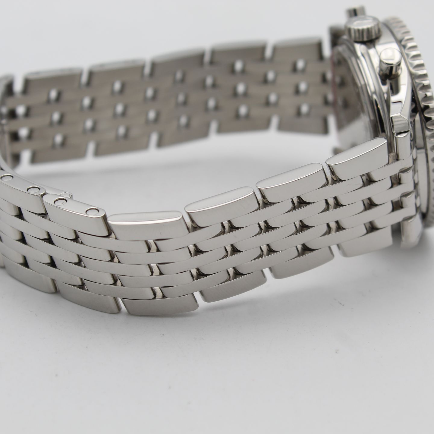 Breitling Montbrillant Datora A41370 (2019) - Silver dial 38 mm Steel case (6/8)