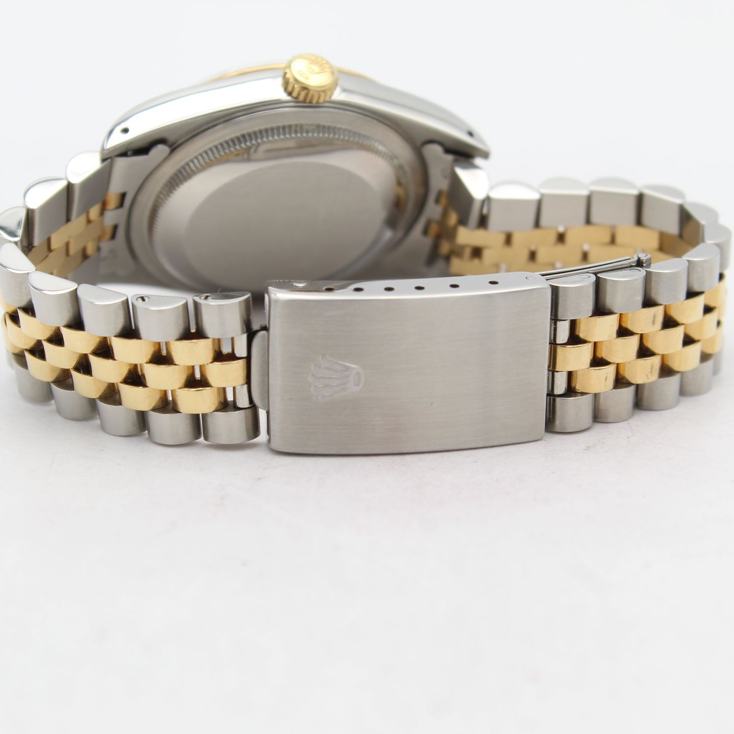 Rolex Datejust 36 16233 (1989) - Black dial 36 mm Gold/Steel case (4/8)