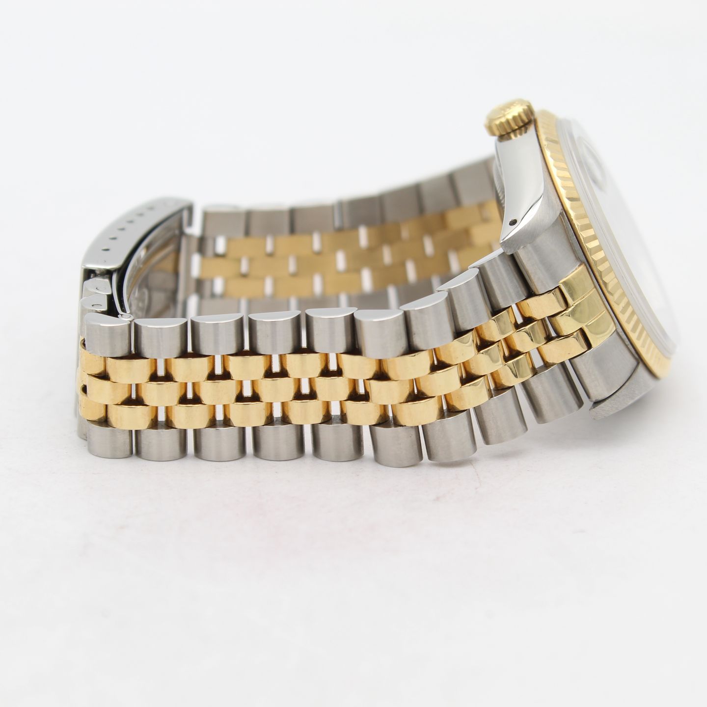 Rolex Datejust 36 16233 (1989) - Black dial 36 mm Gold/Steel case (5/8)