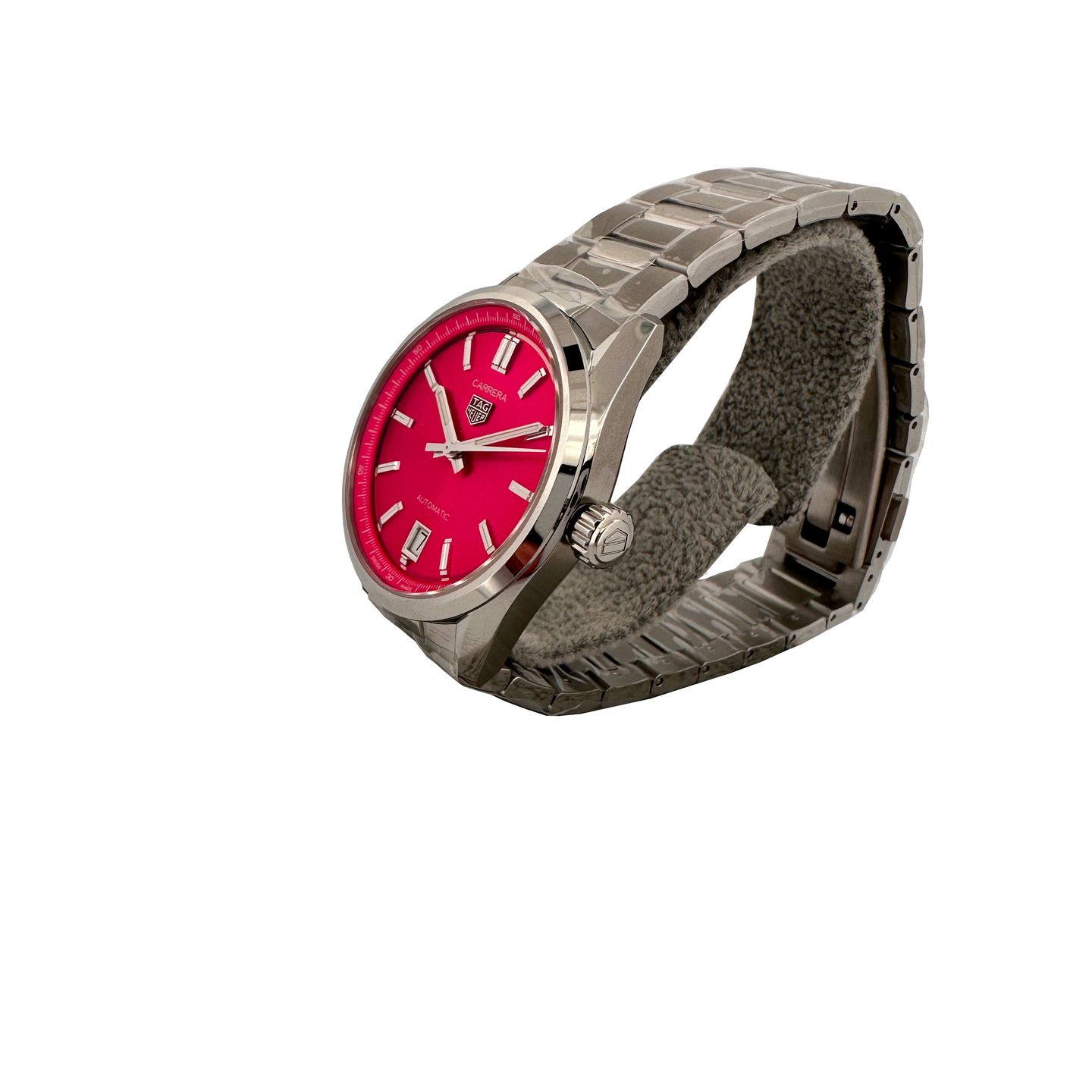 TAG Heuer Carrera WBN2313.BA0001 (2024) - Roze wijzerplaat 36mm Staal (3/7)