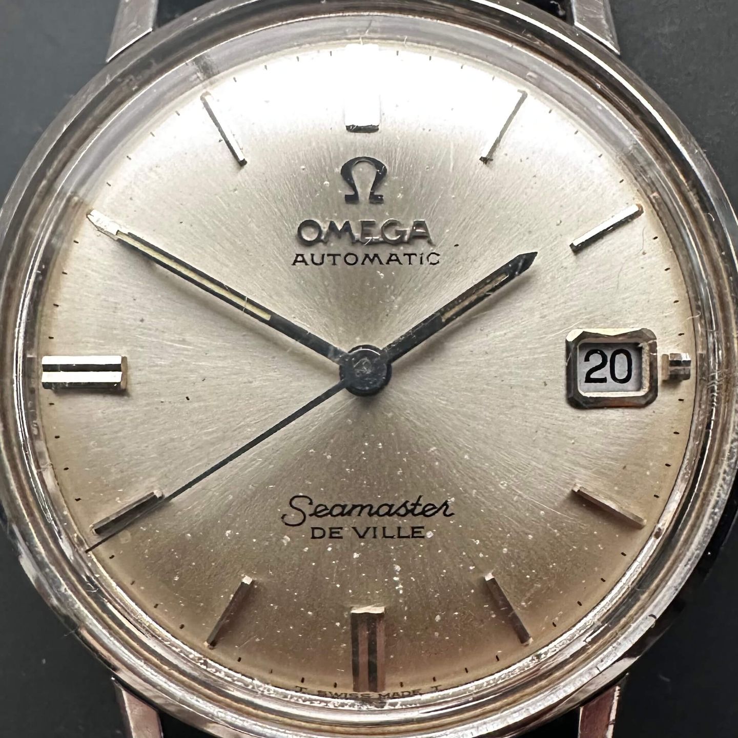 Omega Seamaster DeVille 166.020 (1966) - White dial 34 mm Steel case (8/8)