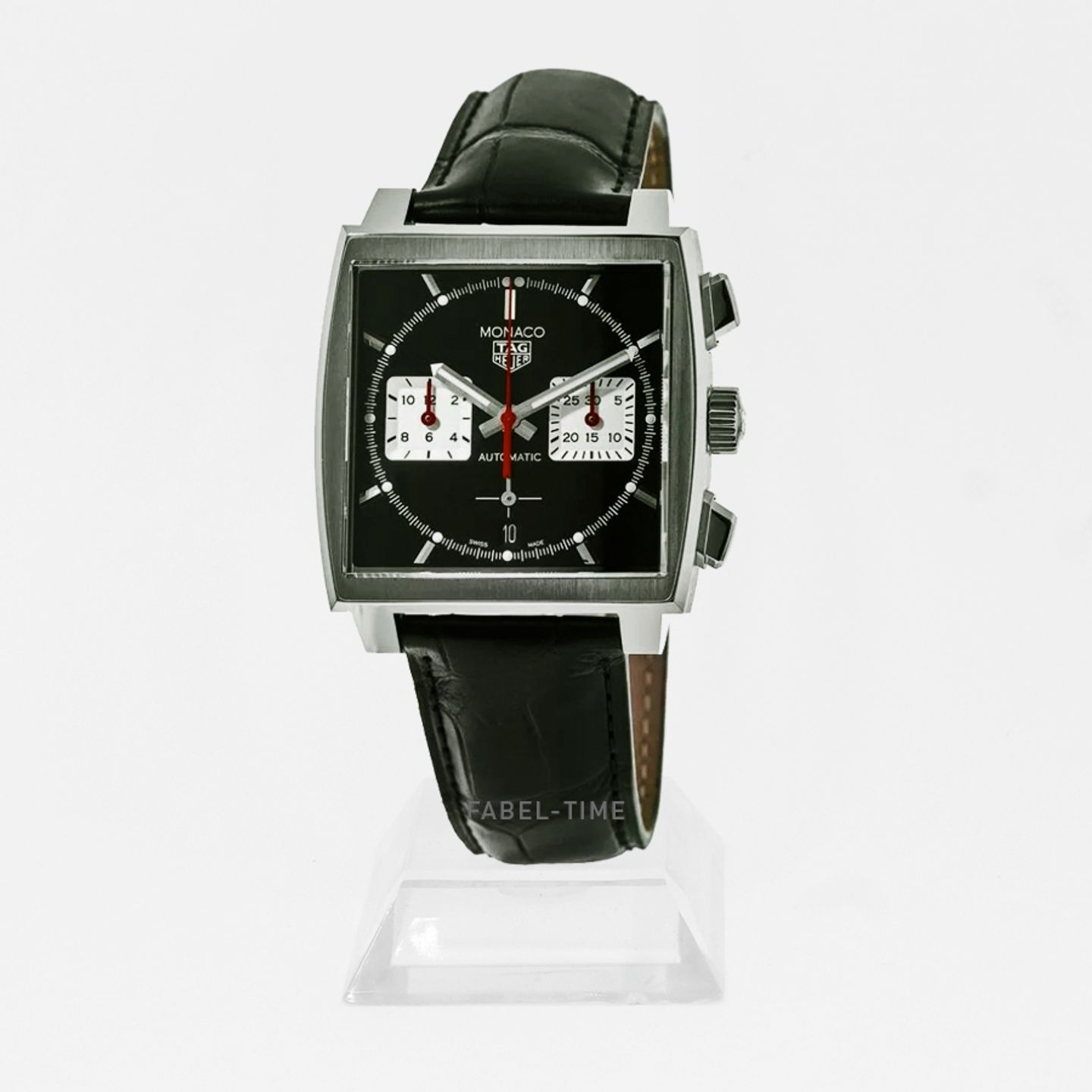 TAG Heuer Monaco CBL2113.FC6177 (2024) - Zwart wijzerplaat 39mm Staal (1/1)